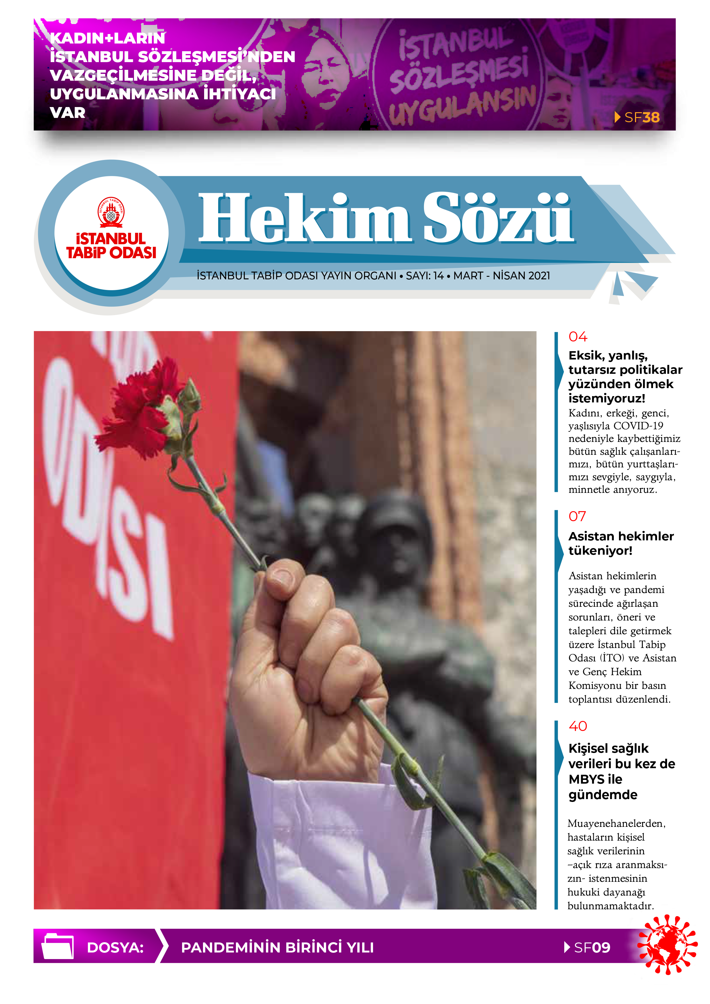 Hekim Sözü Sayı 14 kapağı