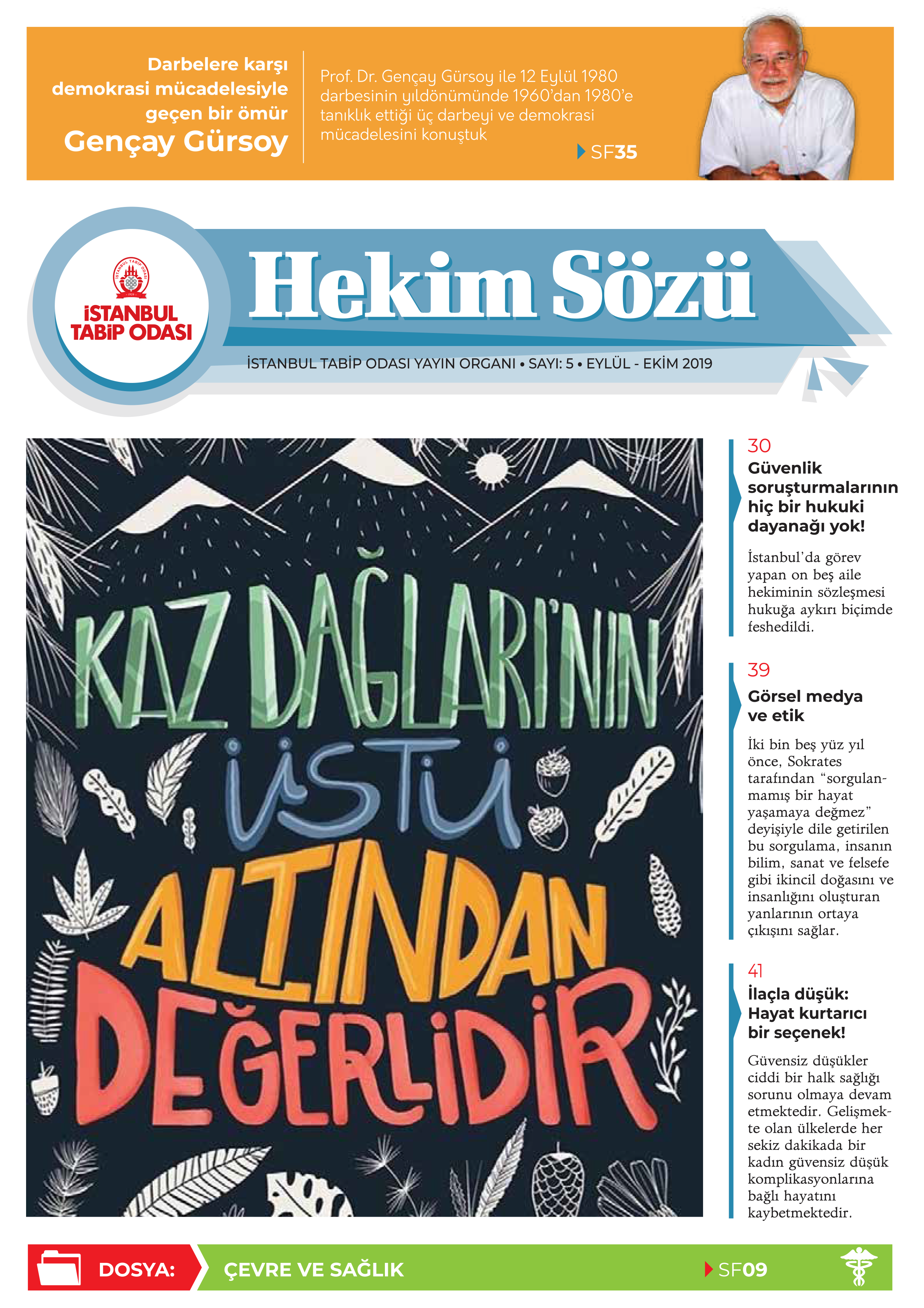 Hekim Sözü Sayı 5 kapağı